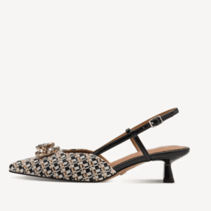 Γόβες με λάστιχο - μαύρες