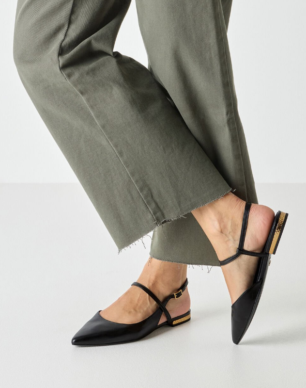 Δερμάτινες γόβες με slingback - Image 5