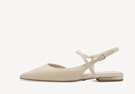 Δερμάτινες γόβες με slingback - Image 6