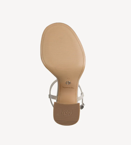 Σανδάλι με τακούνι - μπεζ - Image 4