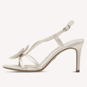 Σανδάλι με τακούνι - λευκό