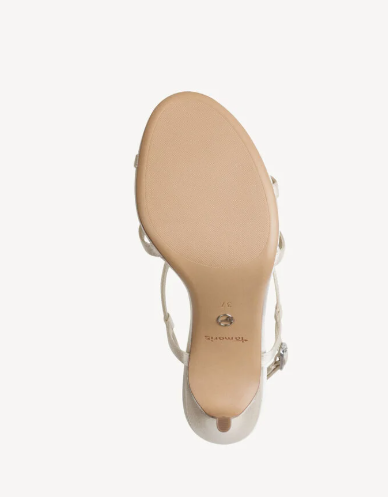 Σανδάλι με τακούνι - λευκό - Image 4