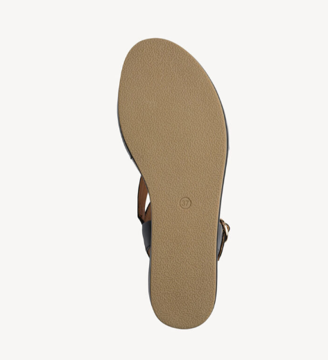 Δερμάτινο σανδάλι με τακούνι - Image 3